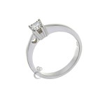 Δαχτυλιδι Μονοπετρο με Διαμαντι 0,22 Ct , F , VS1